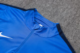 2026-27 INT Fancy blue Half Pull Tracksuit #B26067(半拉链)