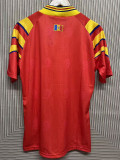 1996 Romania Red Retro Soccer Jersey