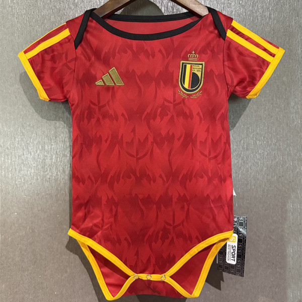 2026-27 Belgium Home Baby Infant Crawl Suit