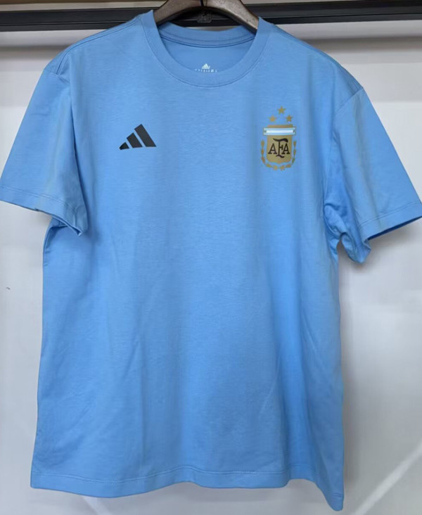 2026-27 Argentina Light blue High Quality Casual T-Shirt