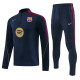 2026-27 BAR Royal blue Half Pull Tracksuit (半拉链)