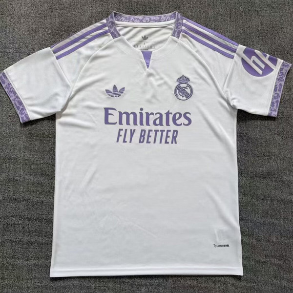 2026-27 RMA White Special Edition Fans Training shirts (紫色标)