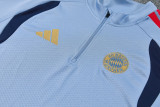 2026-27 Bayern Gray Half Pull Tracksuit (半拉链)