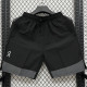 D2601 ON Black Casual Short Pants