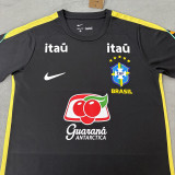 2026-27 Brazil Black Training shirts (Nk标带广告)