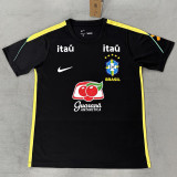 2026-27 Brazil Black Training shirts (Nk标带广告)