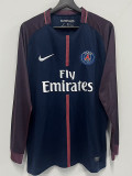 2017-2018 PSG Paris Home Long Sleeve Retro Soccer Jersey (长袖)