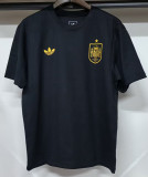 2026-27 Spain Black High Quality Casual T-Shirt (三叶草)