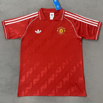 2026-27 Man Utd Red Casual Edition Fans Training shirts (有领)