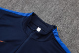 2026-27 France Royal blue Half Pull Tracksuit #B26075(半拉链)
