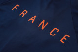 2026-27 France Royal blue Half Pull Tracksuit #B26075(半拉链)