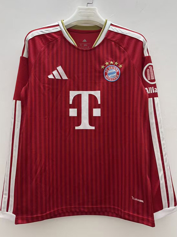 2026-27 Bayern Home Long Sleeve Soccer Jersey (长袖)