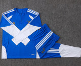 2026-27 JUV Fancy blue Half Pull Tracksuit #B26072(半拉链)