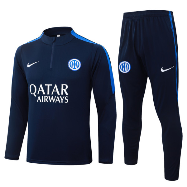 2026-27 INT Royal blue Half Pull Tracksuit #B26069(半拉链)