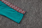 2026-27 Portugal Green Half Pull Tracksuit #B26074(半拉链)