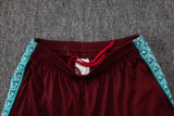 2026-27 Portugal Brown Red Half Pull Tracksuit #B26073(半拉链)