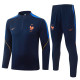 2026-27 France Royal blue Half Pull Tracksuit #B26075(半拉链)