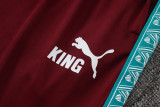 2026-27 Portugal Brown Red Half Pull Tracksuit #B26073(半拉链)