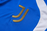 2026-27 JUV Fancy blue Half Pull Tracksuit #B26072(半拉链)