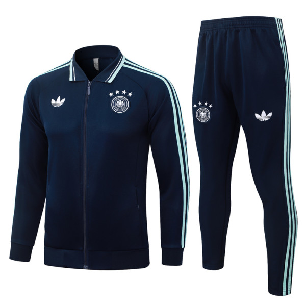 2026-27 Germany Royal blue Jacket Tracksuit #A26057