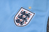 2026-27 England Light blue Tank top and shorts suit #D26054