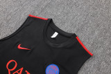 2026-27 PSG Black Tank top and shorts suit #D26050
