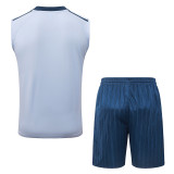 2026-27 Italy Light blue Tank top and shorts suit #D26053