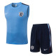 2026-27 England Light blue Tank top and shorts suit #D26054