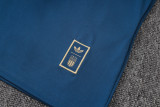 2026-27 Italy Dark blue Tank top and shorts suit #D26051
