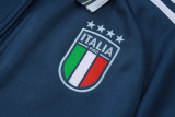 2026-27 Italy Dark blue Jacket Tracksuit #A26061