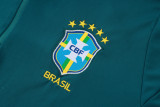 2026-27 Brazil Dark green Half Pull Tracksuit #B26076(半拉链)