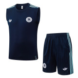 2026-27 Germany Royal blue Tank top and shorts suit #D26052