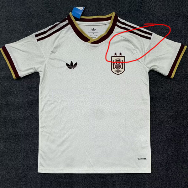2026-27 Spain Away 2 Stars Fans Soccer Jersey (带2颗星)