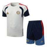 2026-27 Bayern Khaki Training Short Suit #J26046