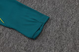 2026-27 Brazil Dark green Half Pull Tracksuit #B26076(半拉链)