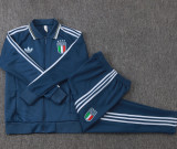 2026-27 Italy Dark blue Jacket Tracksuit #A26061