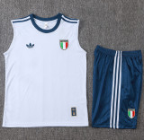 2026-27 Italy Light blue Tank top and shorts suit #D26053