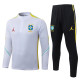 2026-27 Brazil White Half Pull Tracksuit #B26078(半拉链)