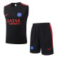 2026-27 PSG Black Tank top and shorts suit #D26050