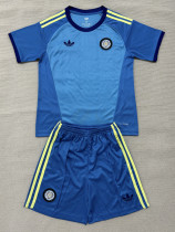 2026-27 Leeds United Blue Goalkeeper Kids Soccer Jersey