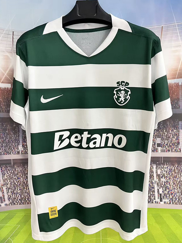 2026-27 Sporting Lisbon Home Fans Soccer Jersey