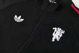 2026-27 Man Utd Black Jacket Tracksuit #05