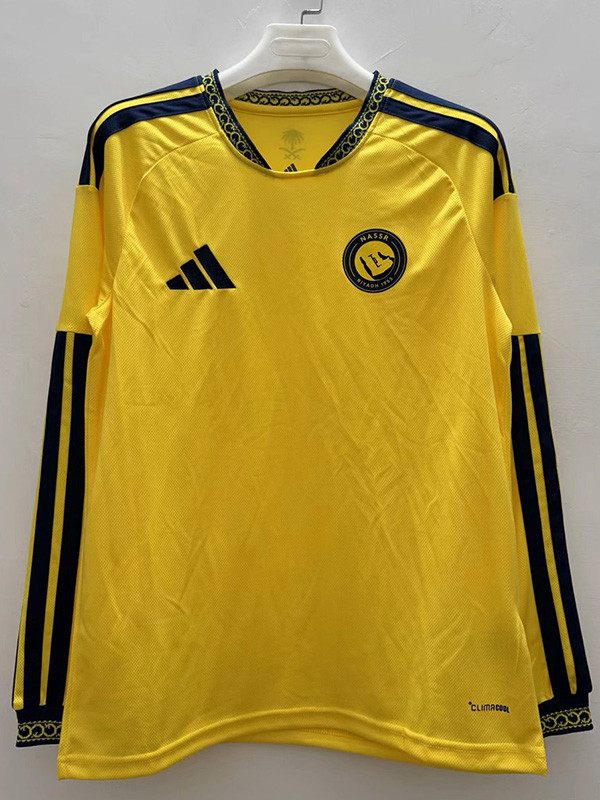 2026-27 AL-Nassr Home Long Sleeve Soccer Jersey (长袖)
