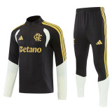 2026-27 Flamengo Brown Half Pull Tracksuit (半拉链)