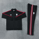 2026-27 Man Utd Black Jacket Tracksuit #05