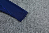 2026-27 INT Royal blue Half Pull Tracksuit (半拉链)