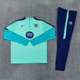 2026-27 BAR Lake blue Half Pull Tracksuit (半拉链)