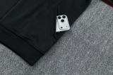 2026-27 Man Utd Black Red Jacket Tracksuit