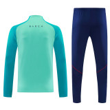 2026-27 BAR Lake blue Half Pull Tracksuit (半拉链)