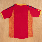 2002 Spain Home Retro Soccer Jersey